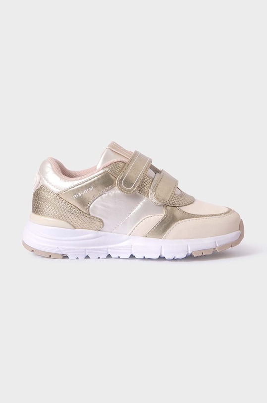 Mayoral sneakersy dziecięce imitacja skóry licowej złoty 45527.24A.Mini