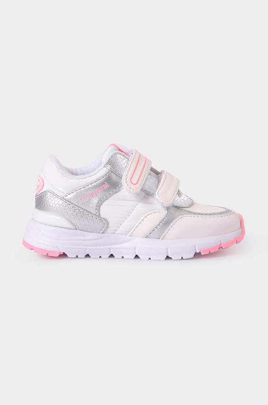 Mayoral sneakersy dziecięce imitacja skóry licowej srebrny 45527.24B.Mini