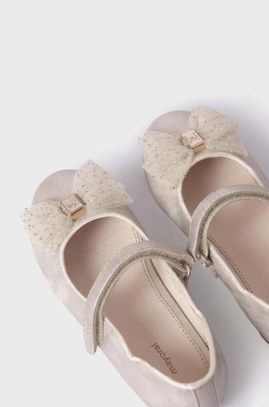 Dziewczynka Mayoral baleriny dziecięce 45537.32A.Mini złoty