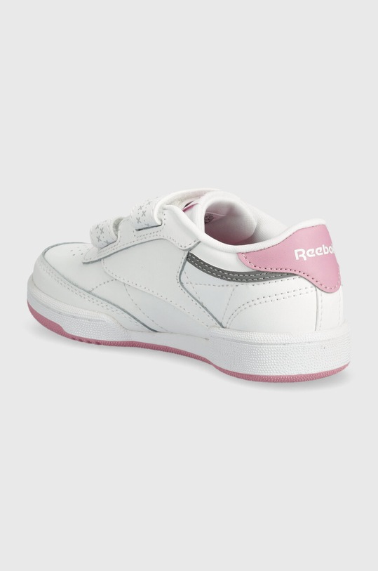 Девочка Детские кожаные кроссовки Reebok Classic Club C 100075110 белый