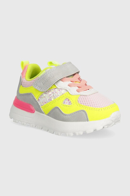 Shoo Pom sneakersy dziecięce JOGGY SCRATCH imitacja skóry licowej zielony Q4JACL04.G.25.29