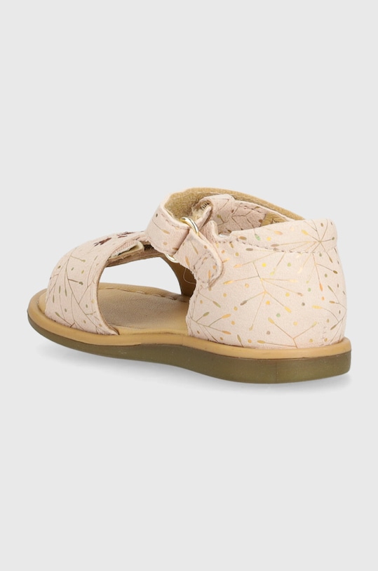 Dziewczynka Shoo Pom sandały zamszowe dziecięce TITY MIAOU Q4LEDG04.19.23 beżowy