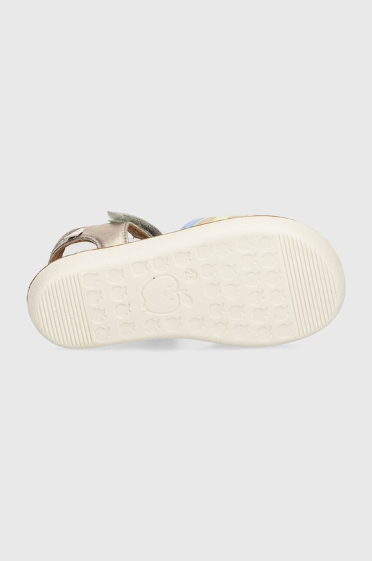 Shoo Pom sandały skórzane dziecięce GOA HEART Q4NEDF04.25.27 beżowy