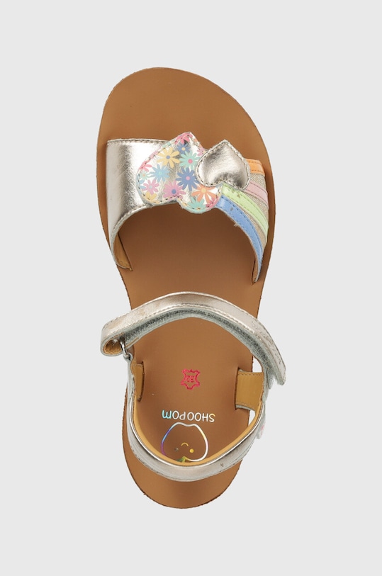 Dětské kožené sandály Shoo Pom GOA HEART zlatá Q4NEDF04.28.32