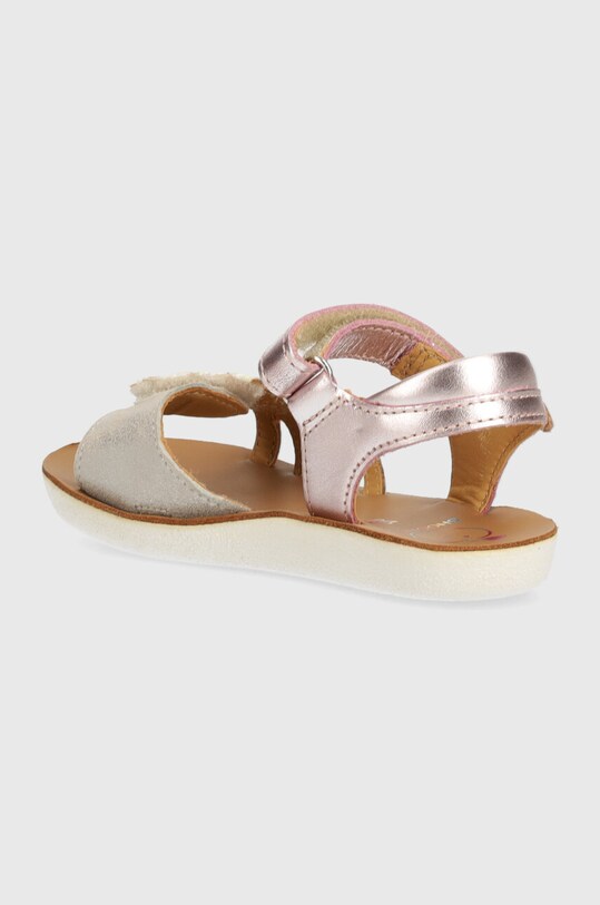 Fete Shoo Pom sandale din piele pentru copii GOA MULTI Q4NGDH04.25.27 roz