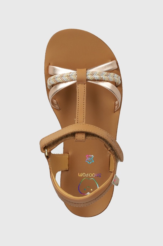 Детские кожаные сандалии Shoo Pom GOA SALOME коричневый Q4NJBI04.28.34