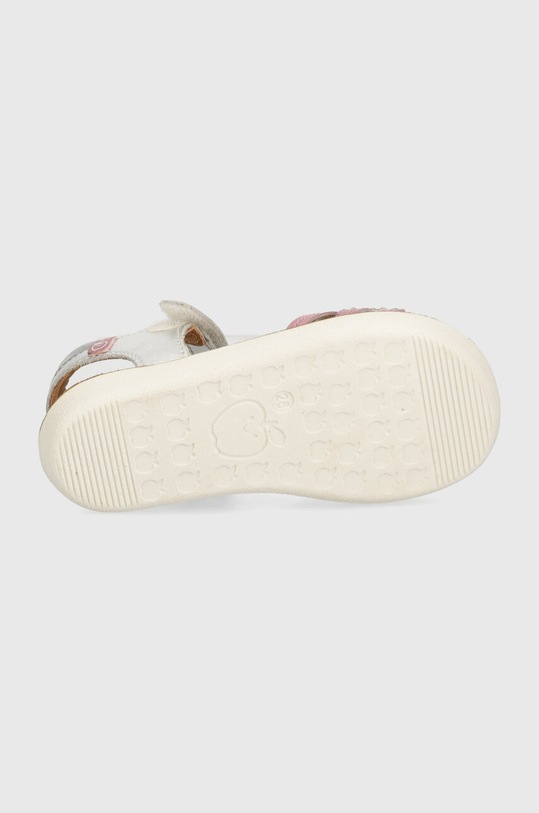 Дитячі шкіряні сандалі Shoo Pom GOA TOUCAN Q4NNAW04.25.27 срібний