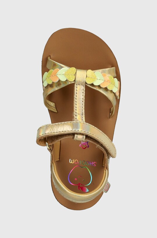 Shoo Pom sandały skórzane GOA TRESSE LOVE złoty Q4NODK04.24.29