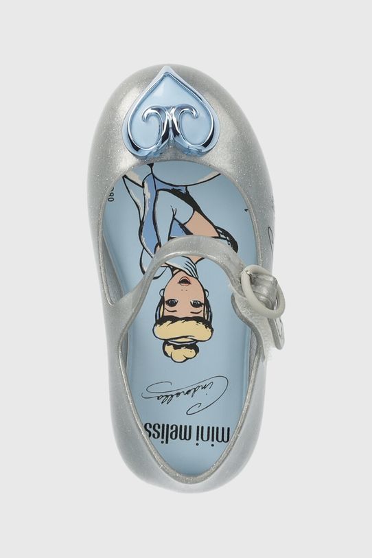 Melissa baleriny dziecięce SWEET LOVE DISNEY srebrny M.33447