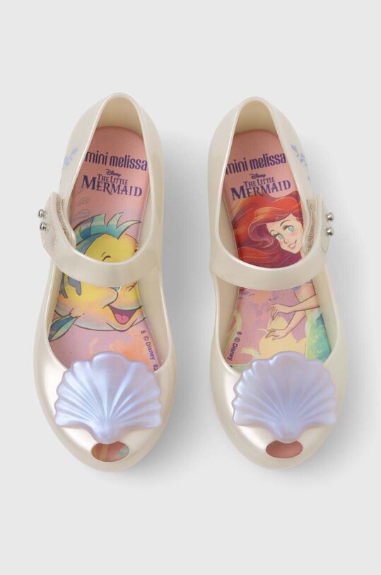 Дитячі балетки Melissa ULTRAGIRL LITTLE, x Disney Planet friendly бежевий M.33929