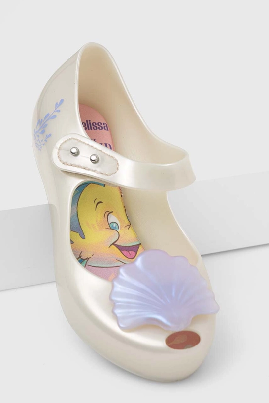 Дівчинка Дитячі балетки Melissa ULTRAGIRL LITTLE, x Disney M.33929 бежевий