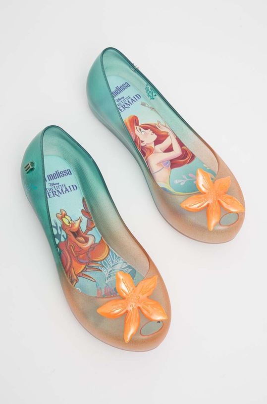 Дитячі балетки Melissa ULTRAGIRL LITTLE Planet friendly блакитний M.33930