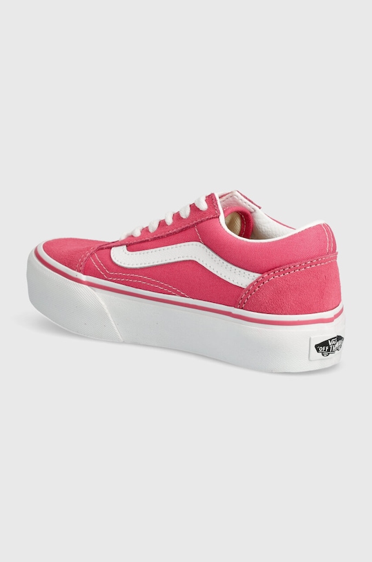 Dziewczynka Vans tenisówki dziecięce UY Old Skool Platform VN0A3TL3G3X różowy