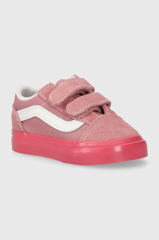 Παιδικά πάνινα παπούτσια Vans Old Skool V VN000CTGPNK ροζ SS24