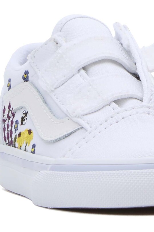 Vans tenisówki dziecięce Old Skool V VN000CRWAHP biały