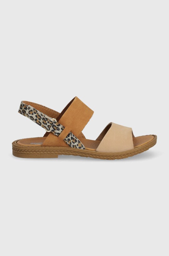 Παιδικά σανδάλια από δέρμα nubuck Primigi 5889200.27.30 καφέ SS24