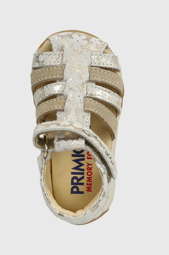 Primigi sandały zamszowe dziecięce beżowy 5910922