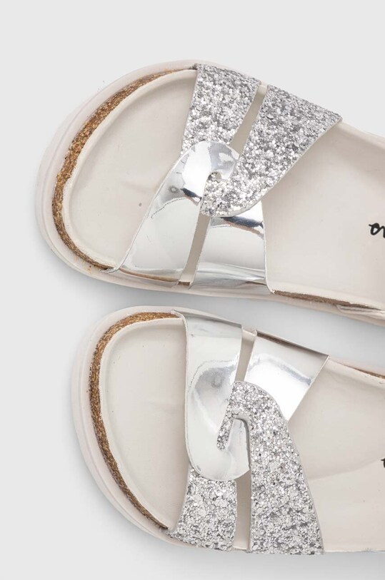 Момиче Детски сандали Pepe Jeans BERLIN CROSS PGS80001 сребърен