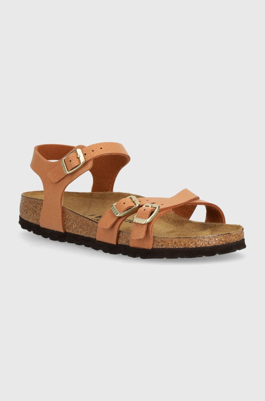 Birkenstock sandały dziecięce Kumba Kids BFBC imitacja skóry licowej brązowy 1026536.36.39