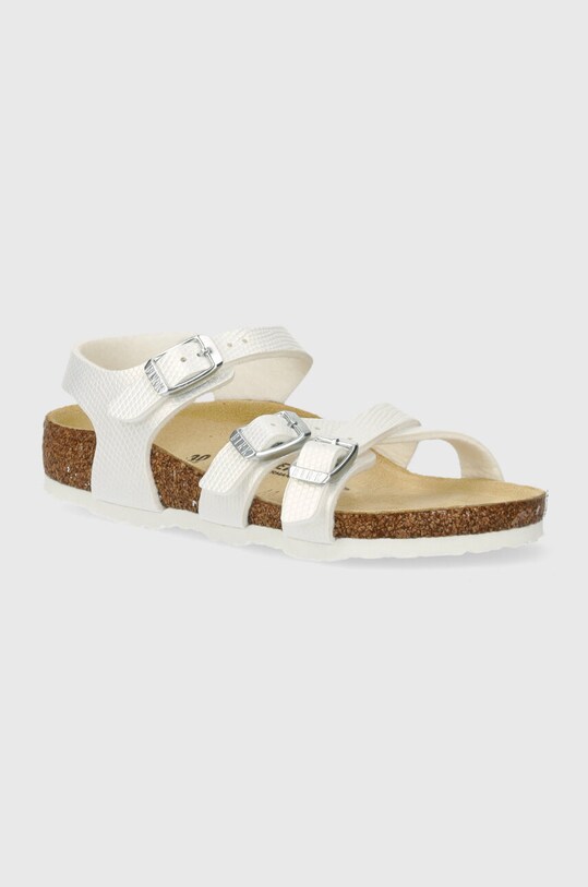 Παιδικά σανδάλια Birkenstock Kumba K BF Planet friendly λευκό 1026909.24.35