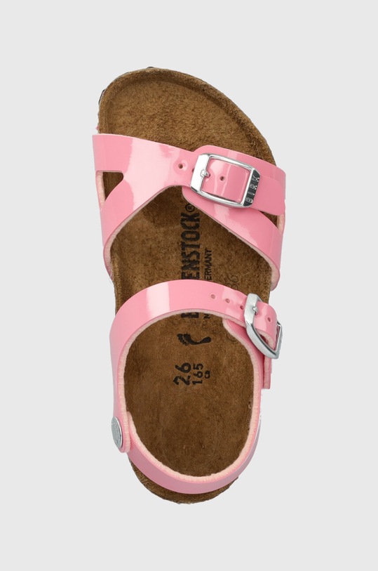 Birkenstock sandale copii Rio Kids BF Patent roz 1026864.24.35