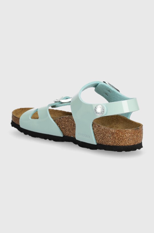 Дівчинка Дитячі сандалі Birkenstock Rio Kids BF Patent 1026870.24.35 бірюзовий