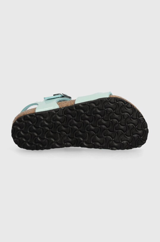 Дитячі сандалі Birkenstock Rio Kids BF Patent 1026870.24.35 бірюзовий