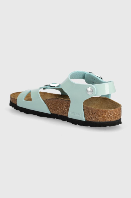 DÍVKA Dětské sandály Birkenstock Rio Kids BF Patent 1026870.36.39 tyrkysová