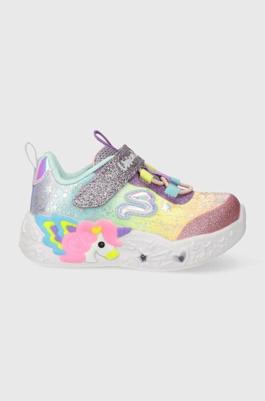 Skechers gyerek sportcipő UNICORN CHARMER TWILIGHT DREAM szintetikus többszínű 302681N