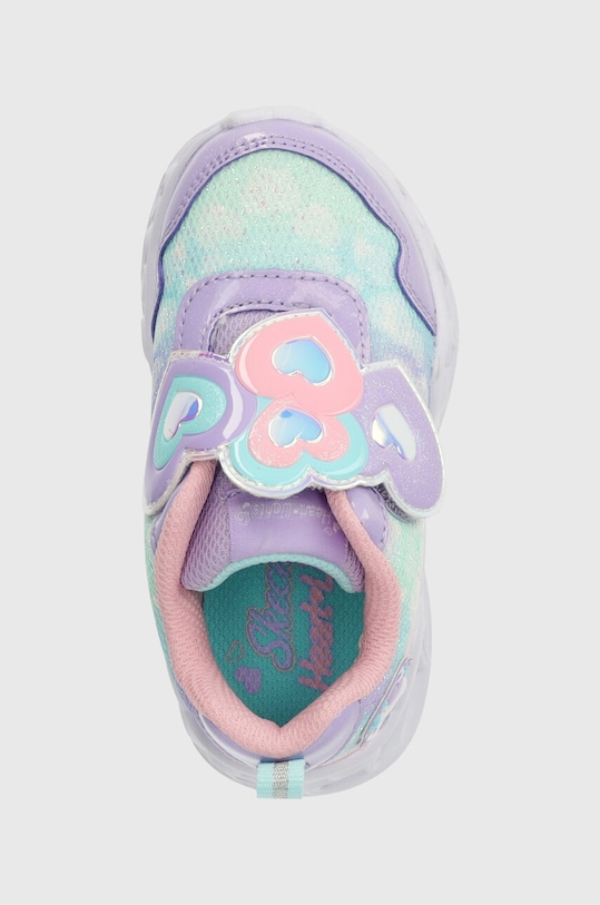 Skechers sneakers pentru copii HEART LIGHTS LOVIN REFLECTION violet 302693N