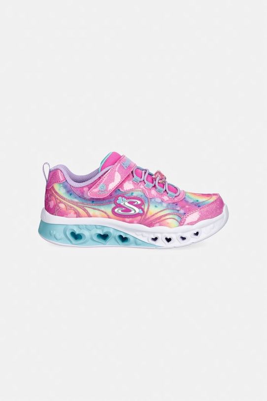 Skechers FLUTTER HEART LIGHTS GROOVY SWIRL tenisky detské 303253L ružová SS26
