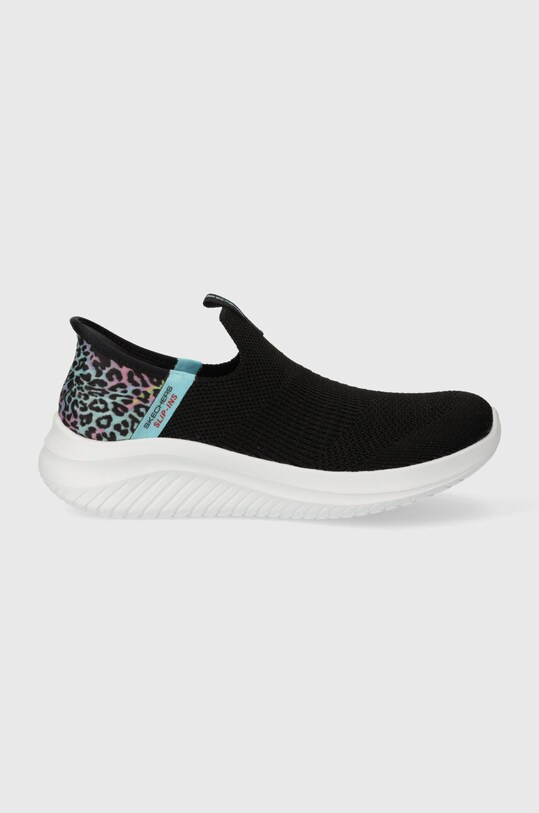 Detské tenisky Skechers ULTRA FLEX 3.0 COLORY WILD nízky čierna 303801L