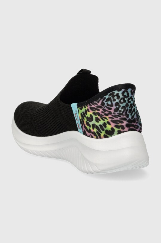Dievča Detské tenisky Skechers ULTRA FLEX 3.0 COLORY WILD 303801L čierna
