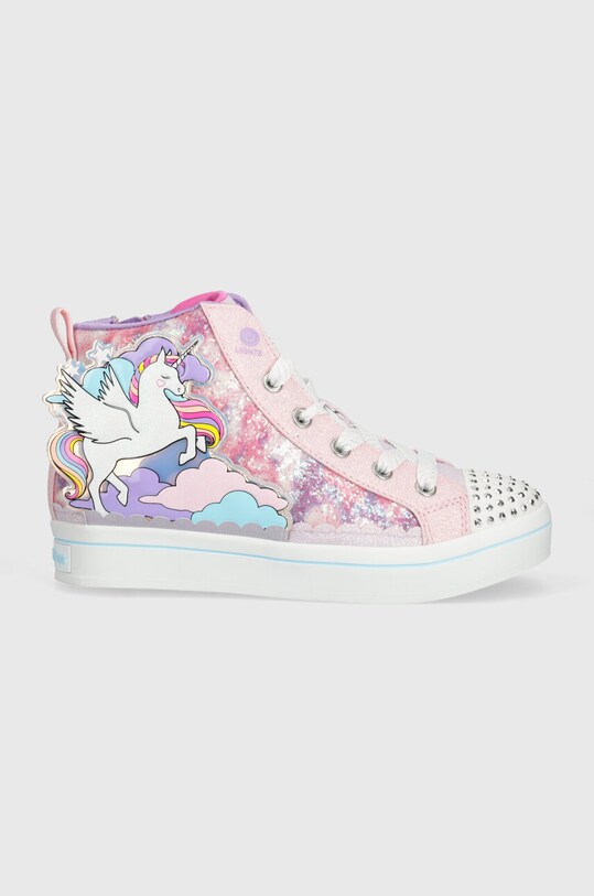 Skechers tenisówki dziecięce TWI-LITES 2.0 ENCHANTED UNICORN 314399L różowy SS24