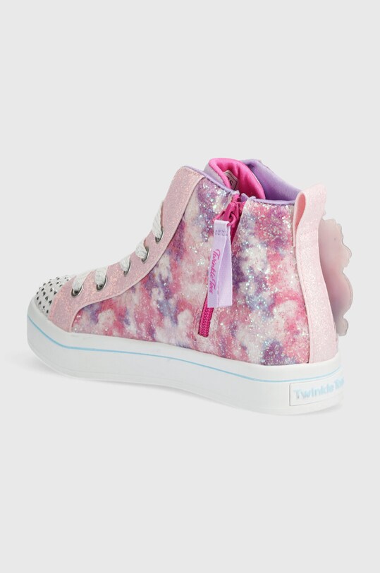 Dziewczynka Skechers tenisówki dziecięce TWI-LITES 2.0 ENCHANTED UNICORN 314399L różowy