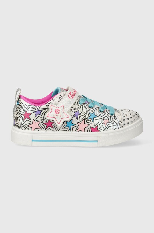 Skechers gyerek sportcipő TWINKLE SPARKS SHIMMER STARS 314457L fehér SS24