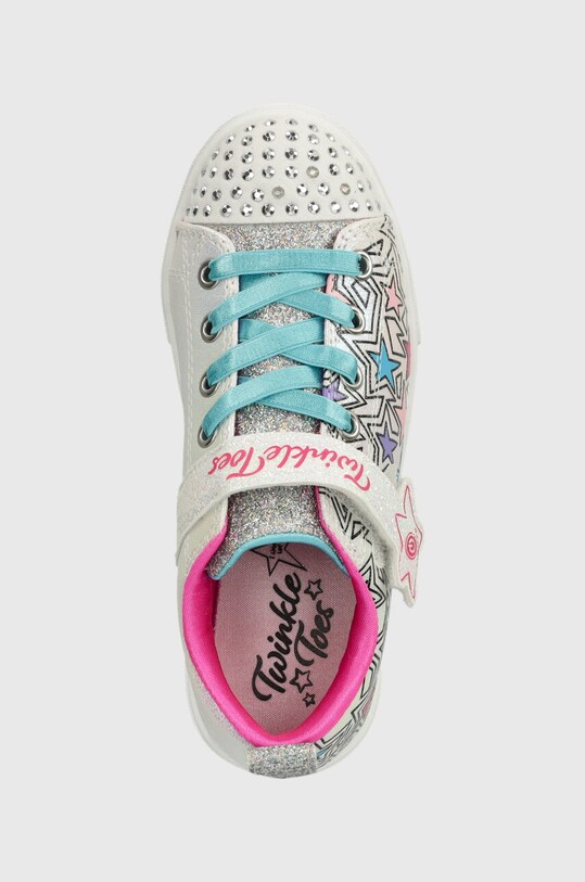 Skechers gyerek sportcipő TWINKLE SPARKS SHIMMER STARS fehér 314457L