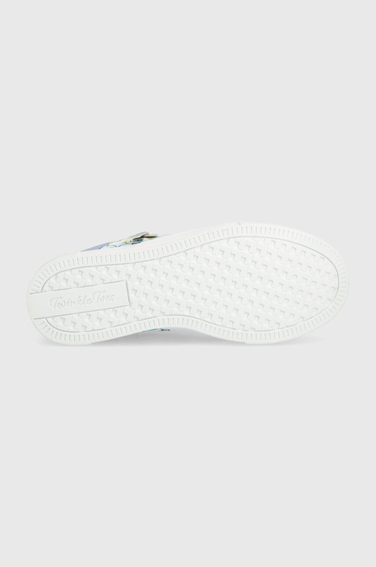 Skechers tenisi copii TWINKLE SPARKS FLYING HEARTS 314805L argintiu