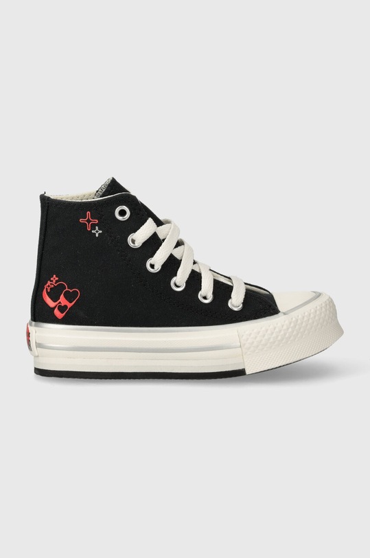 Παιδικά πάνινα παπούτσια Converse A09122C μαύρο SS24