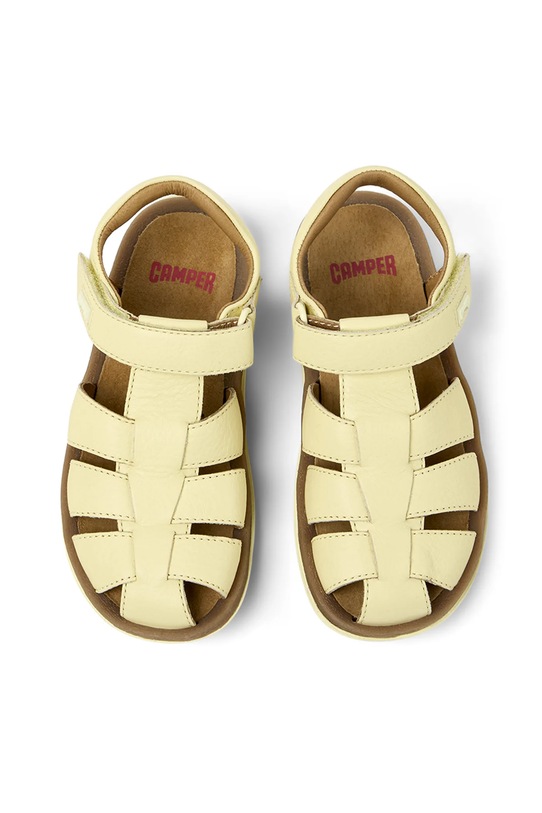 Dětské kožené sandály Camper žlutá 80177.28.34