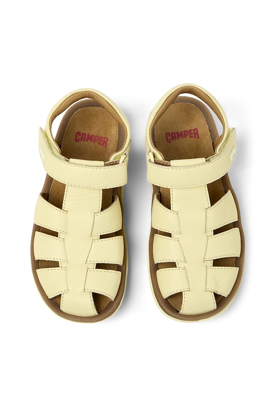 Dětské kožené sandály Camper žlutá 80177.28.34