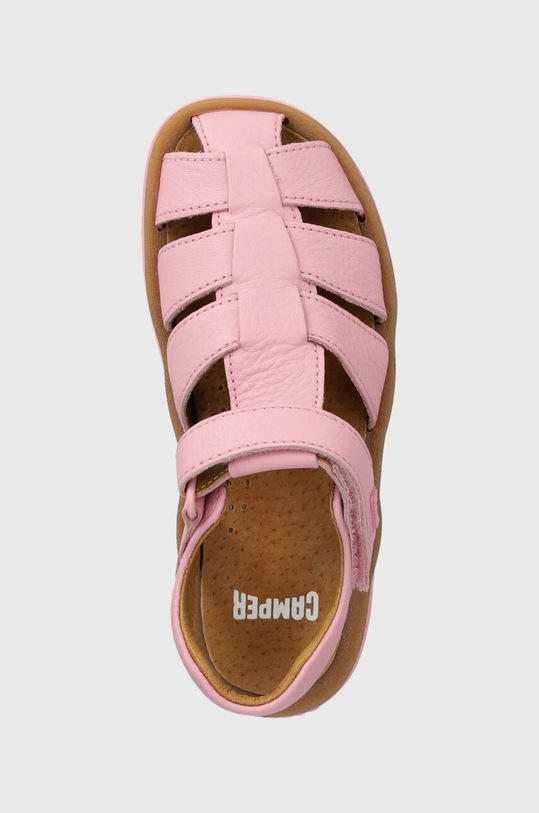 Camper sandały skórzane dziecięce różowy 80177.28.34