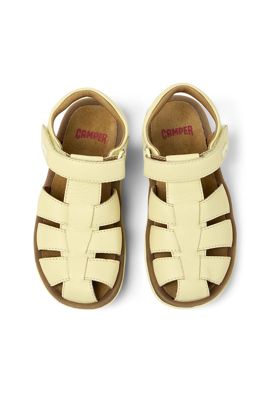 Dětské kožené sandály Camper žlutá 80177.35.38