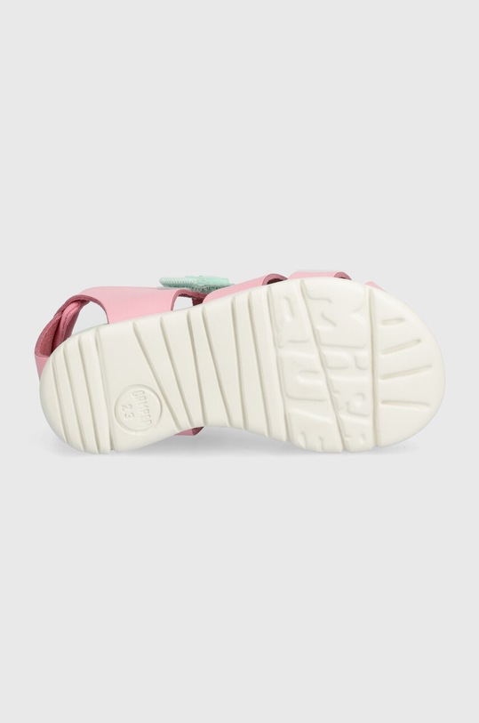 Dětské kožené sandály Camper K800489 růžová