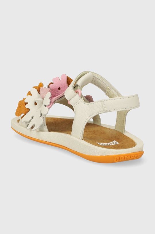 Dziewczynka Camper sandały skórzane dziecięce K800582.28.34 biały