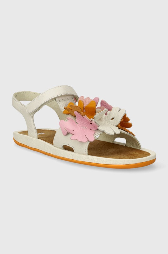 Detské kožené sandále Camper K800582.35.38 biela SS24