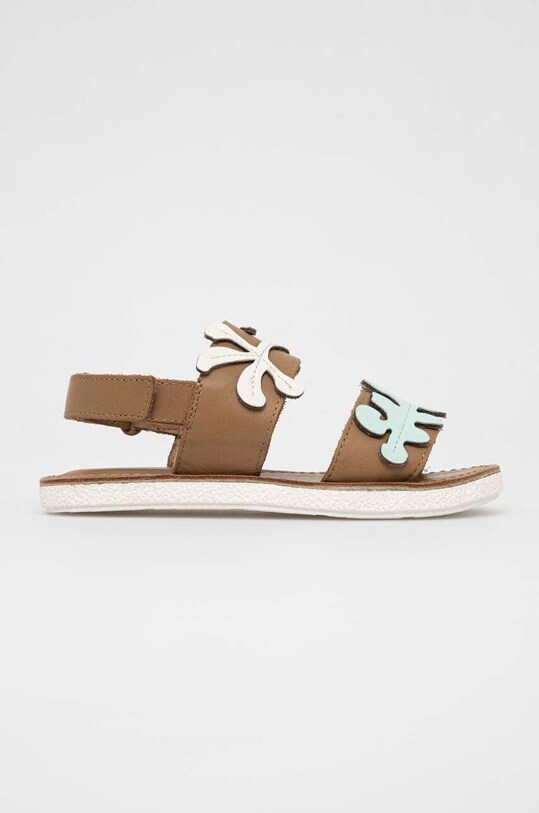Camper sandali in pelle bambino/a K800591.25.27 marrone SS24