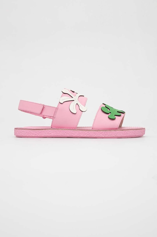 Detské kožené sandále Camper K800591.35.38 ružová SS24