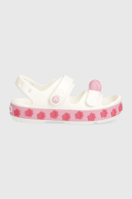 Crocs sandały dziecięce Crocband Cruiser Pet Sandal 210030.Crocband.Cruiser biały SS24
