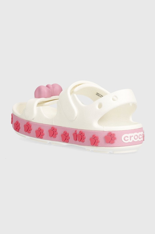 Dziewczynka Crocs sandały dziecięce Crocband Cruiser Pet Sandal 210030.Crocband.Cruiser biały